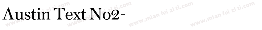 Austin Text No2字体转换